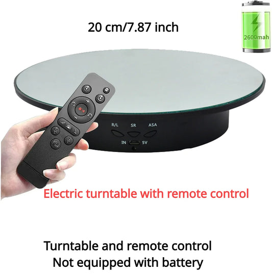 7.87 Inch 360 Degree Electric Rotating Stand