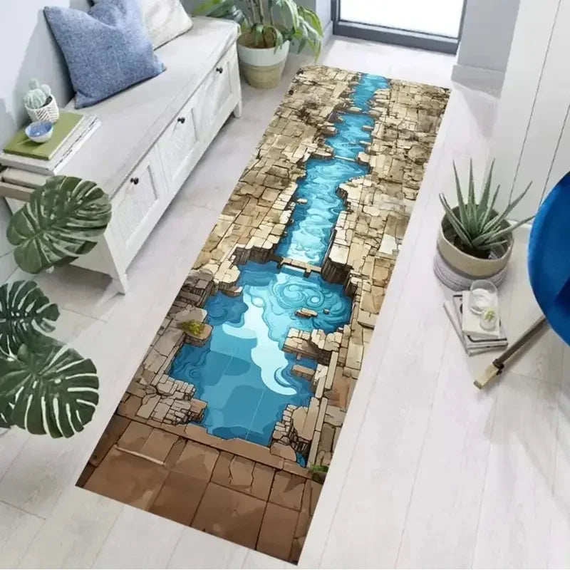 VIKAMA 3D Optical Illusion Runner