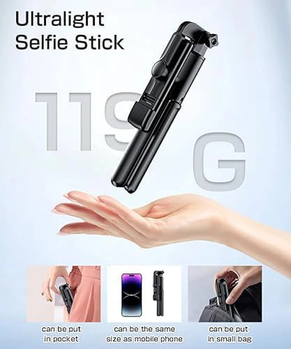 Bluetooth Wireless Selfie Stick Tripod