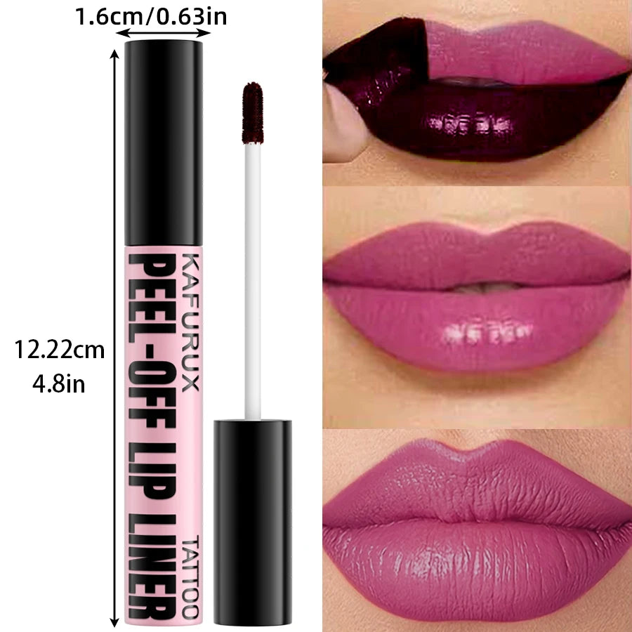 7 Colors Peel Off Lip Stain Reveal Long Lastin
