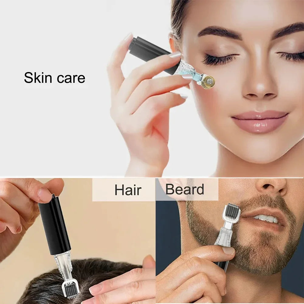 Derma Roller Titanium Eyebrow Beard