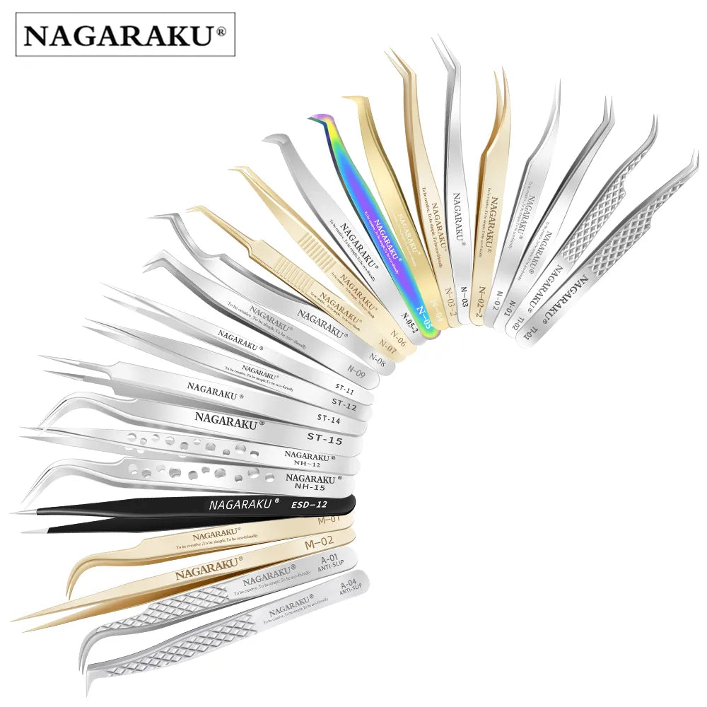 Eyelash Extension Tweezers Makeup 3D