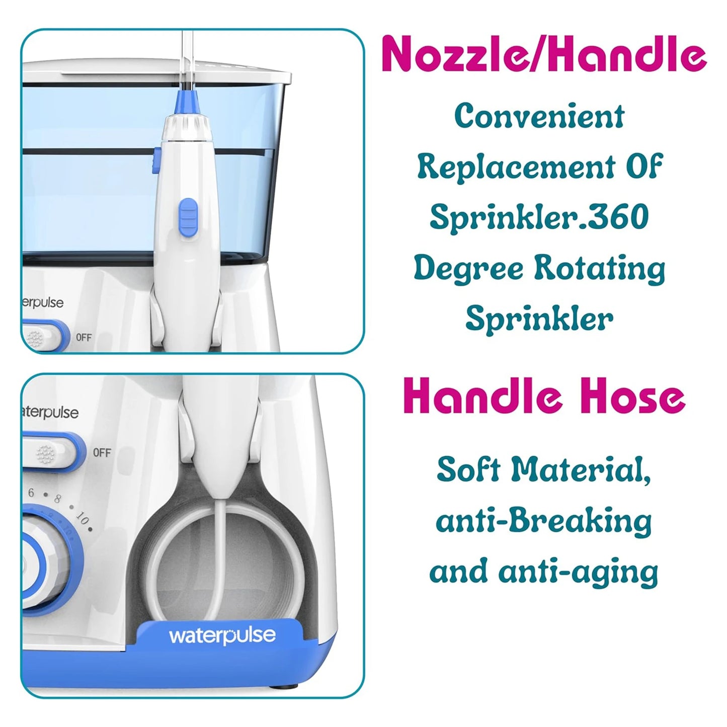 Electric Water Flosser Oral , 800ML Large