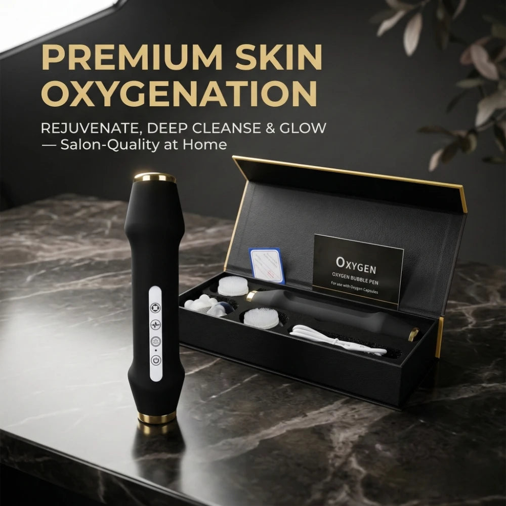 Facial Oxygen Bubble Ultrasonic LED Massage Skin