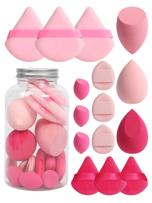 Spring 15 Cans,3 Loose Powder Puffs Mini