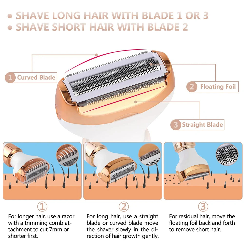 Body Epilator For Women Hair Remover Bikini