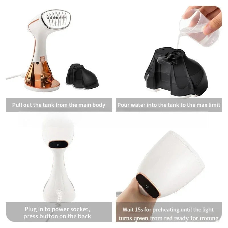 Handheld Garment Steamer Electric Household Steam Iron for clothes