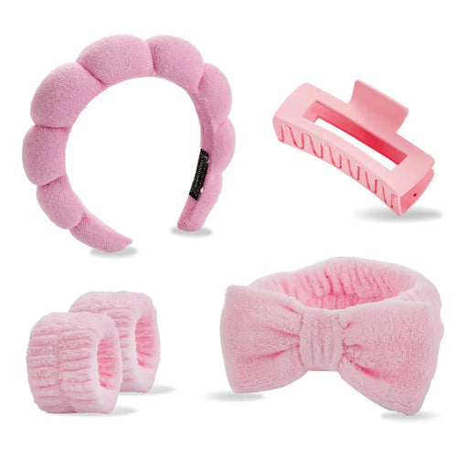 5pcs/Set Spa Headband Hair