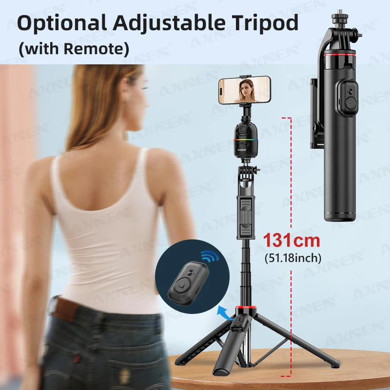 360 Rotating Face Tracking Tripod Gimbal