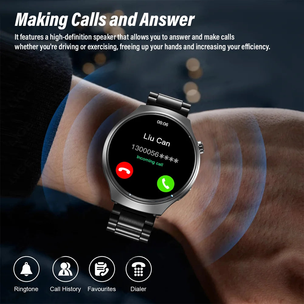 G.L Wear 2025 New Men's Smart Watch HD