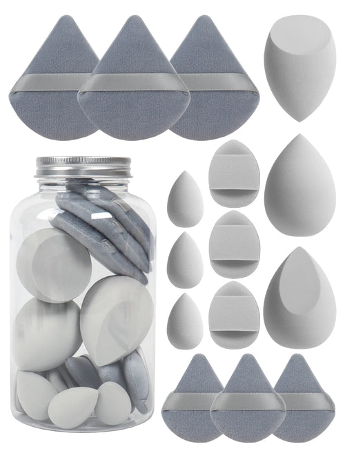 Spring 15 Cans,3 Loose Powder Puffs Mini