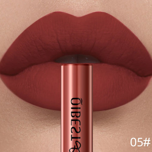 QIBEST Matte  Lipstick Waterproof