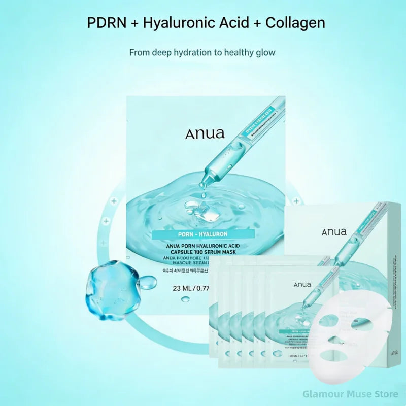 Korean PDRN Hyaluronic Acid  Serum Mask