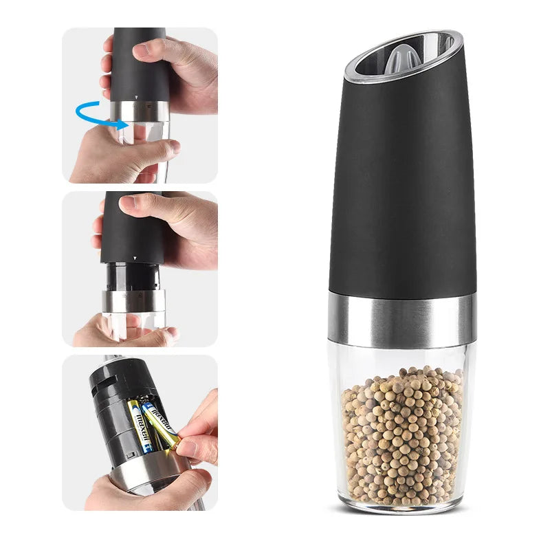 Electric Pepper Grinder Stainless Steel