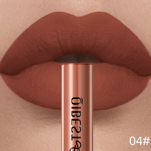 QIBEST Matte  Lipstick Waterproof