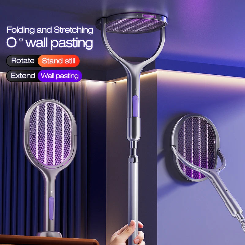 6 in 1 Mosquito Killer Swatter Racket Electric Fly