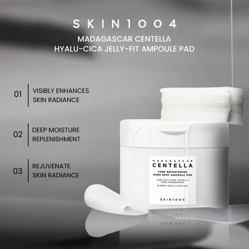 Centella Hyalu-Cica Ampoule Pads | Hydrating & Soothing Toner Pads