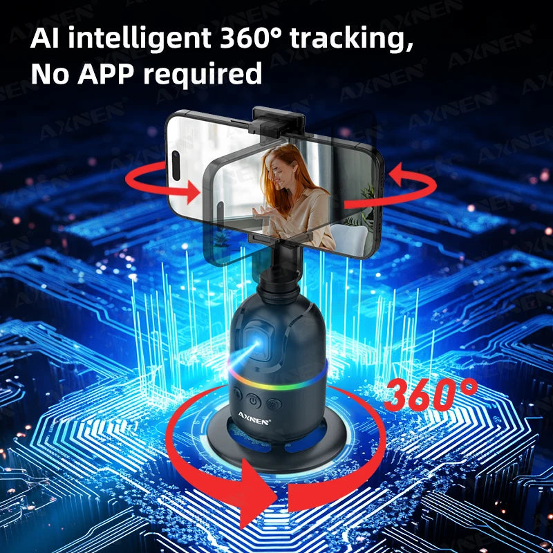 360 Rotating Face Tracking Tripod Gimbal
