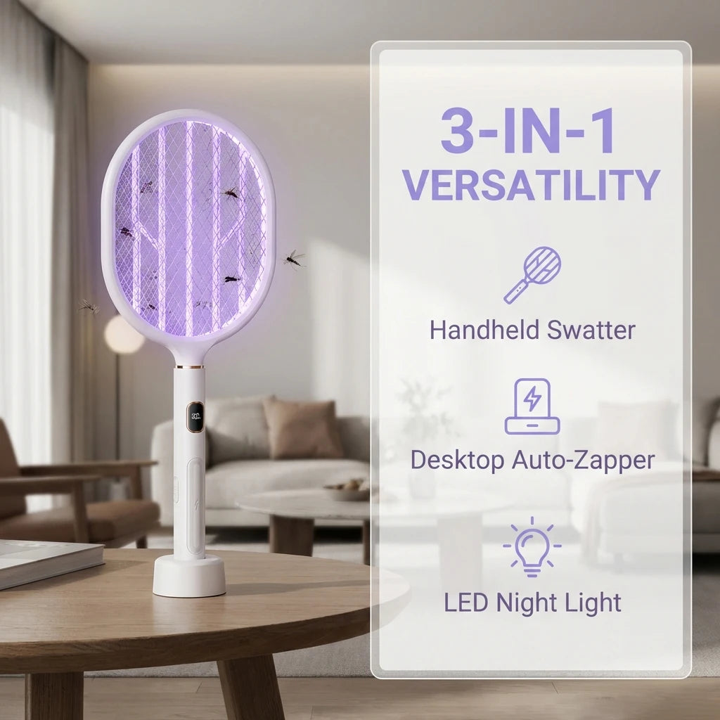 3-in-1 LED Smart Display Mosquito Supelectric
