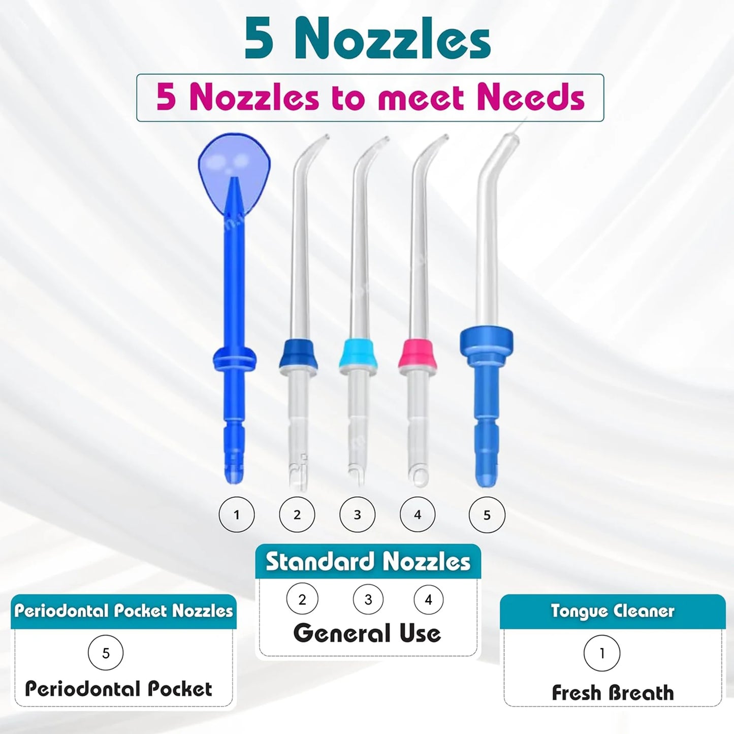 Electric Water Flosser Oral , 800ML Large