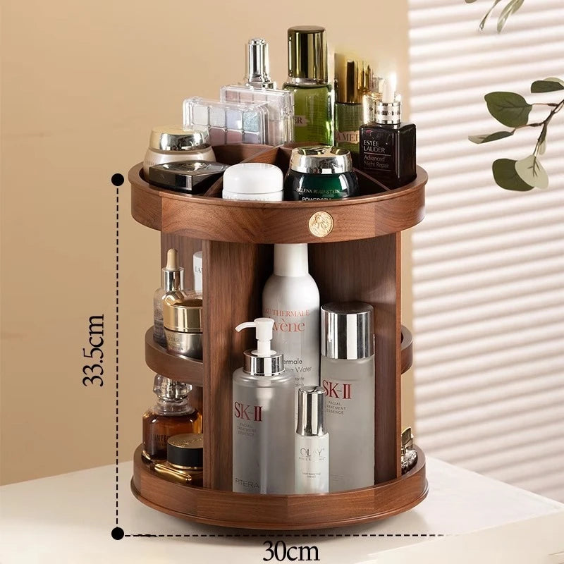 Solid Wood Cosmetics Storage