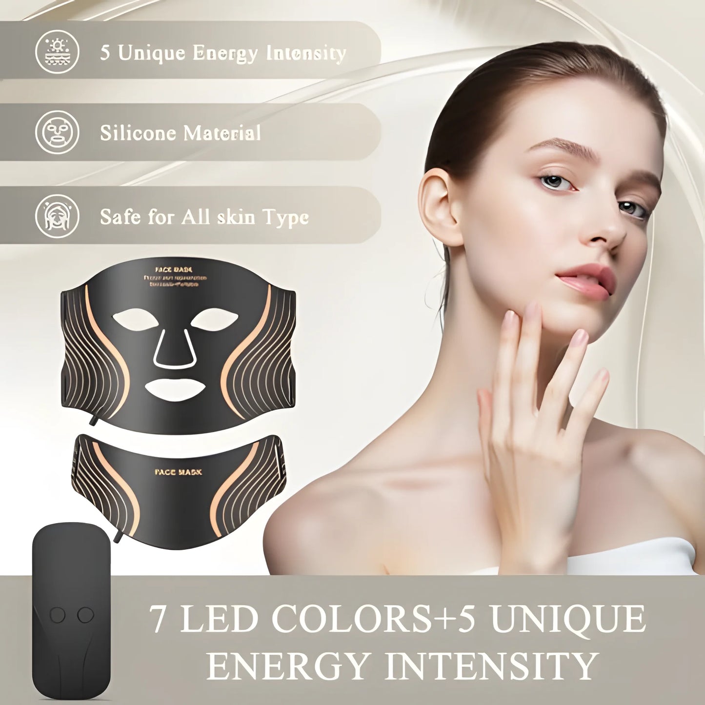 Silicone LED Face Mask 7