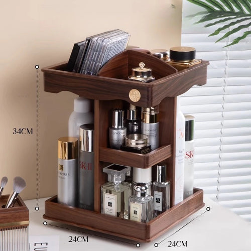 Solid Wood Cosmetics Storage