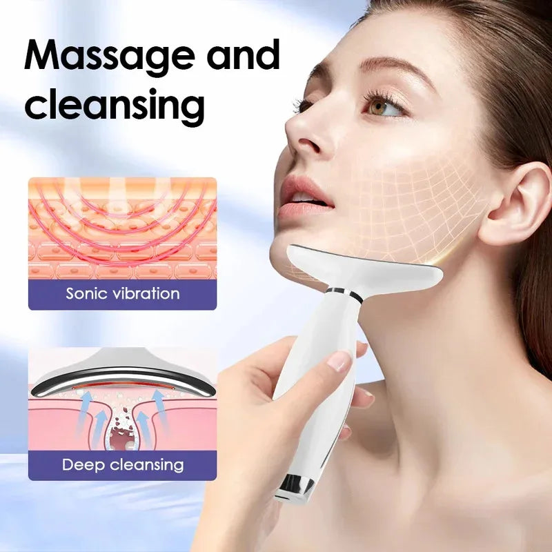 Portable 7 Colors LED Light Therapy Face Neck