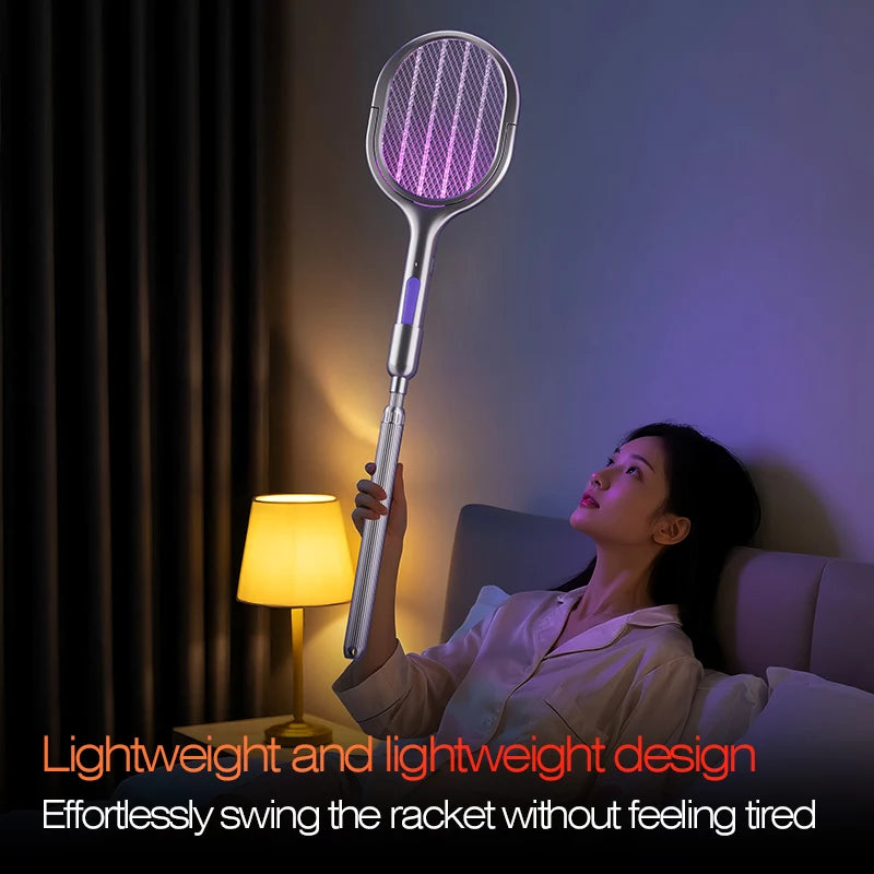 6 in 1 Mosquito Killer Swatter Racket Electric Fly