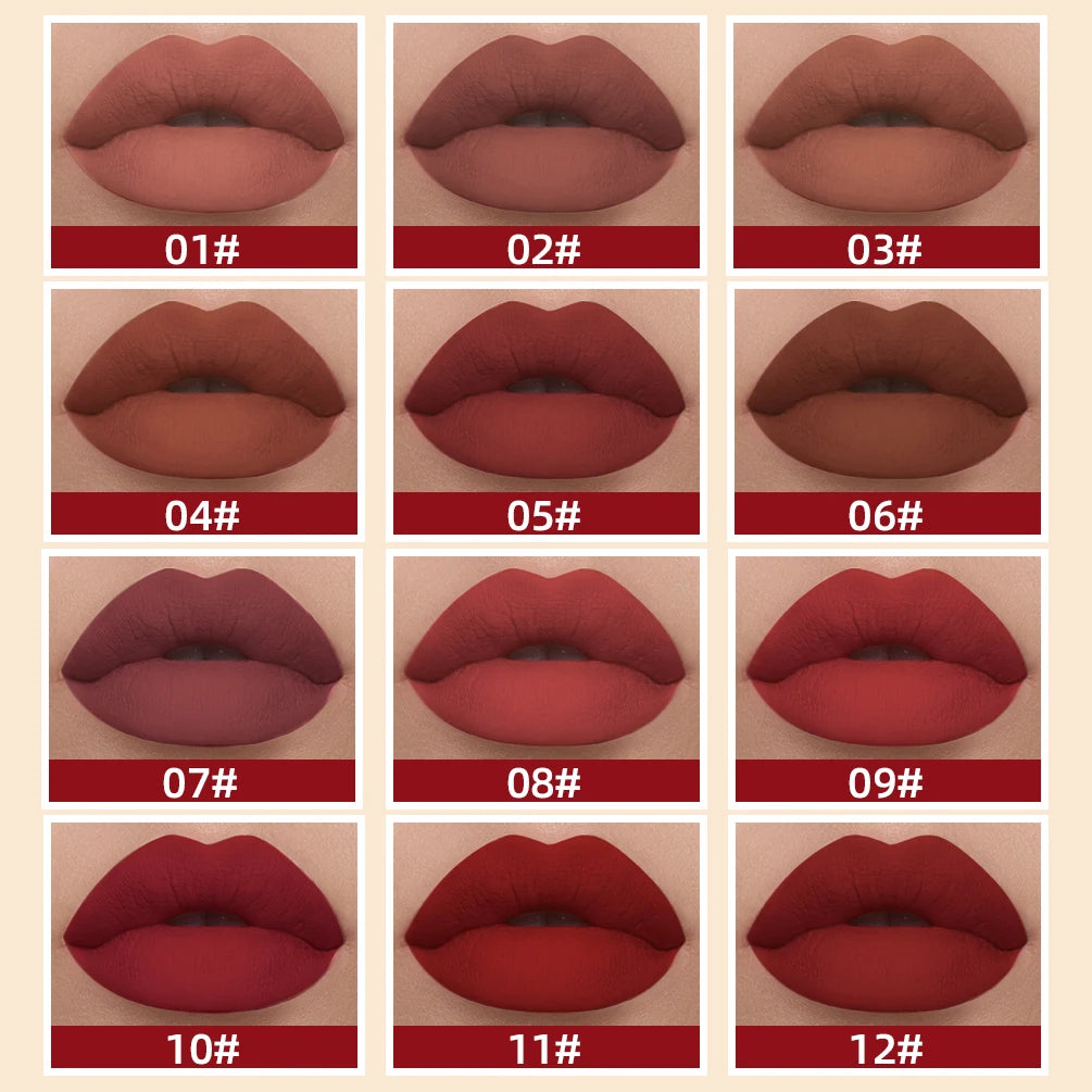 QIBEST Matte  Lipstick Waterproof