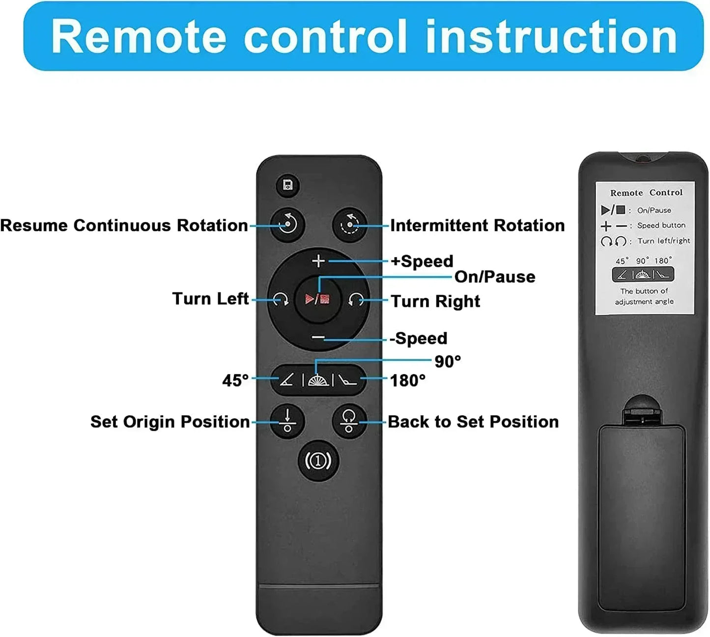 7.87 Inch 360 Degree Electric Rotating Stand