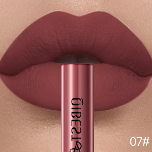 QIBEST Matte  Lipstick Waterproof