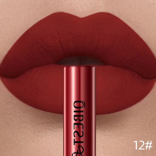 QIBEST Matte  Lipstick Waterproof
