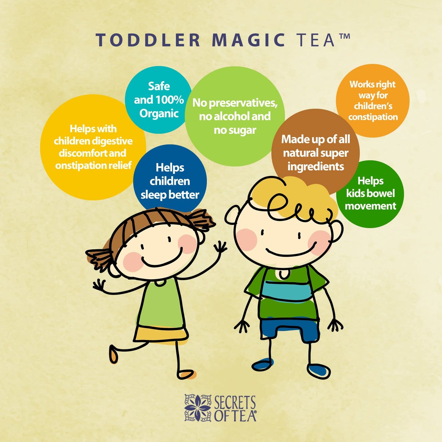 Tea for Kids- Boosts Immunity- Full of anti-oxidants Organic