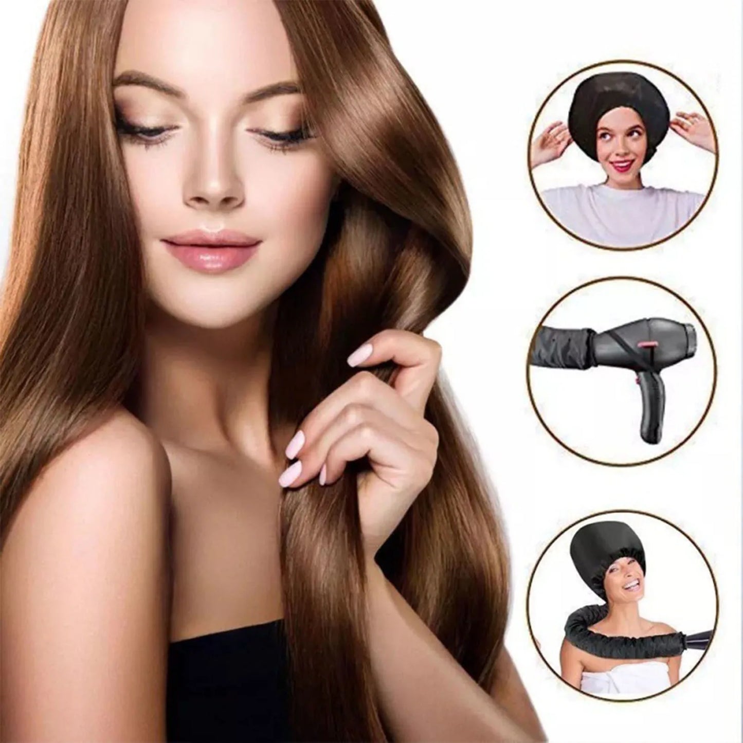 Hair Dryer Steamer Cap
