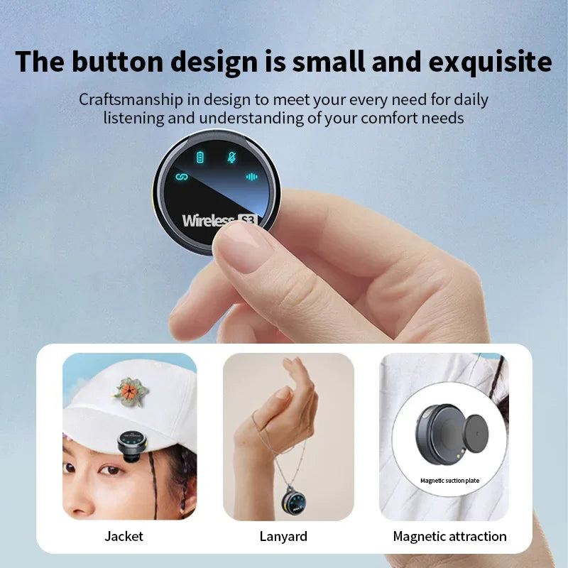 Portable Wireless Microphone with Charging Case