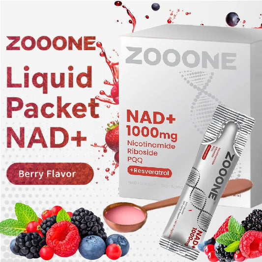 NAD+ 1000mg Liquid Packets Supplement