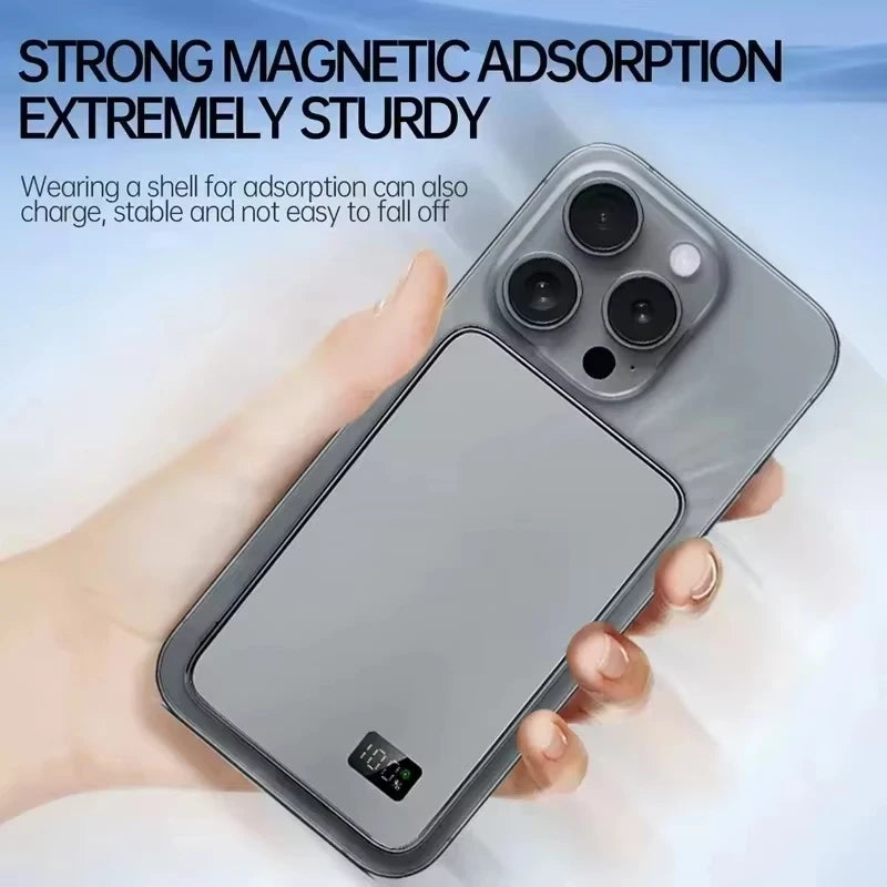 Magnetic Wireless Power Bank- Ultra Thin