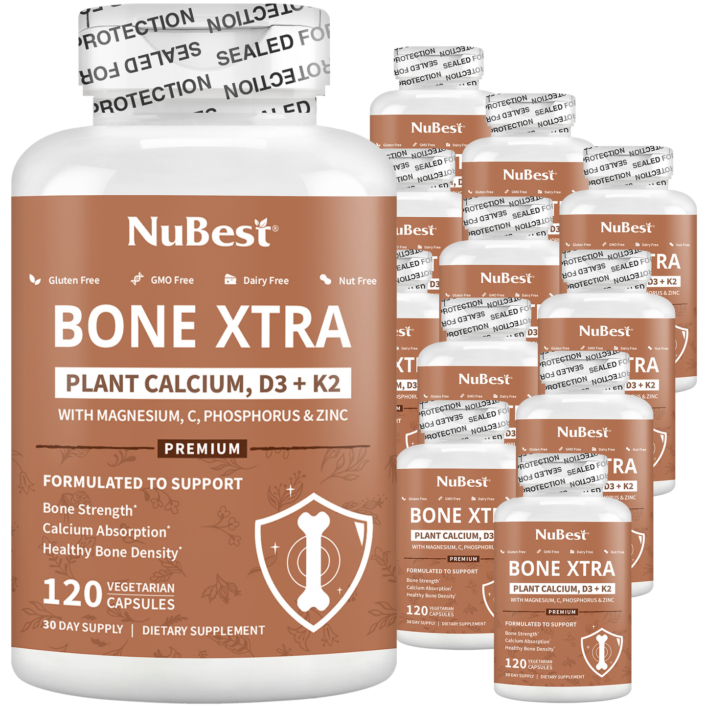 Bone Xtra Bone Support for Adults & Teens, 120 Vegan Capsules