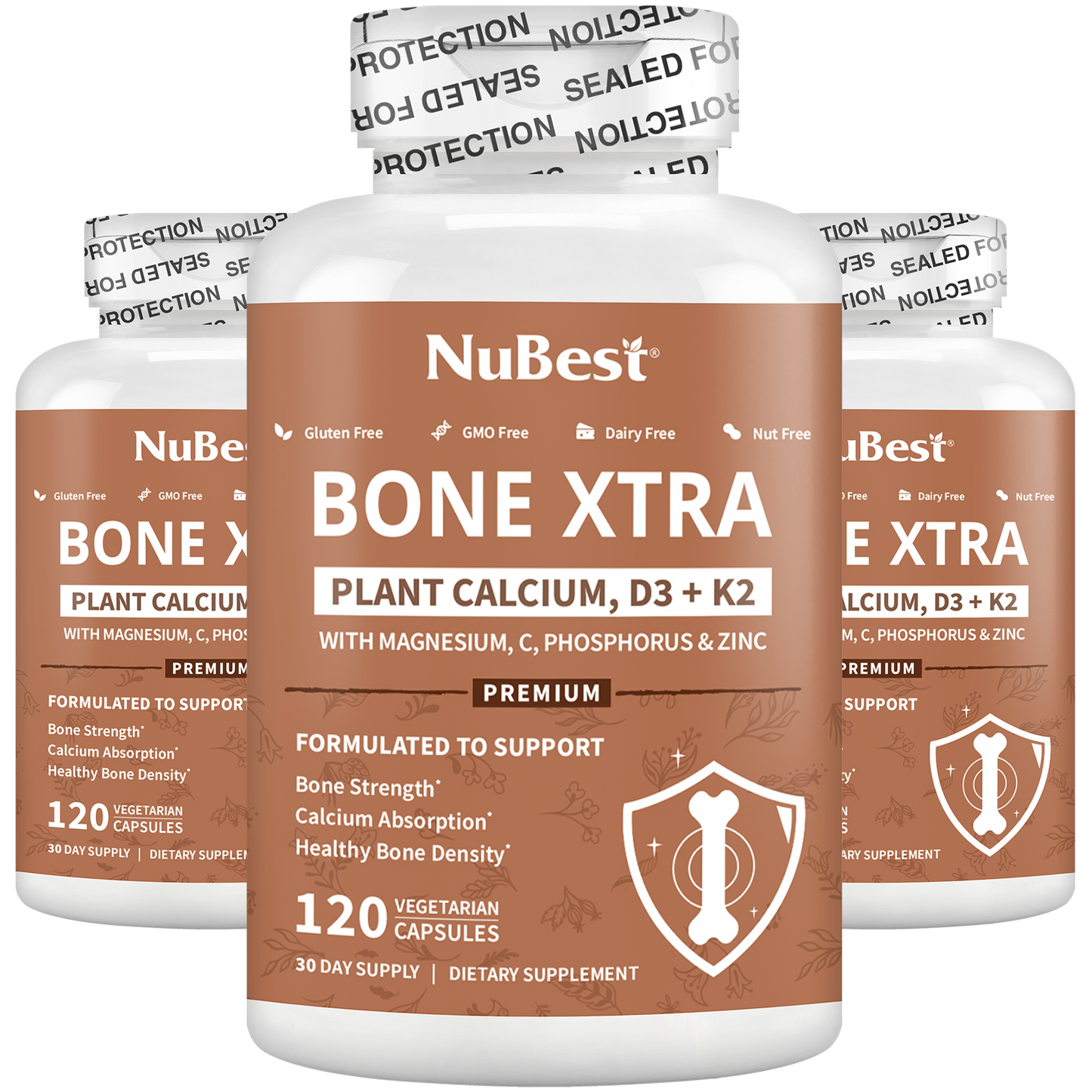 Bone Xtra Bone Support for Adults & Teens, 120 Vegan Capsules