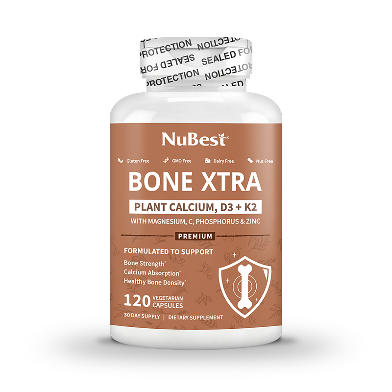 Bone Xtra Bone Support for Adults & Teens, 120 Vegan Capsules