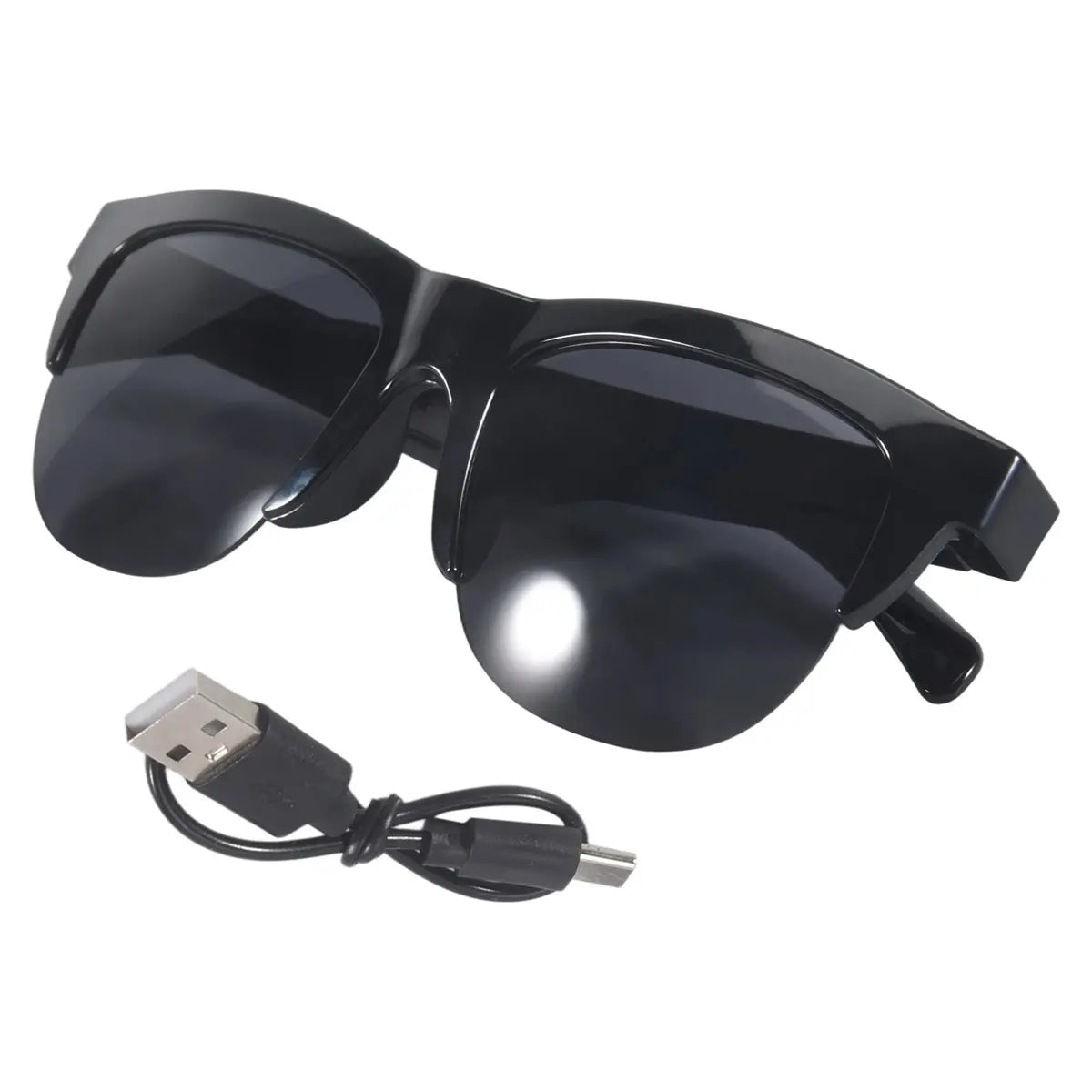 RISE- New Smart Bluetooth V5.3 Sunglasses Glasses Call Outdoor Sports Headphones HIFI Black Technology Anti-Touch UV