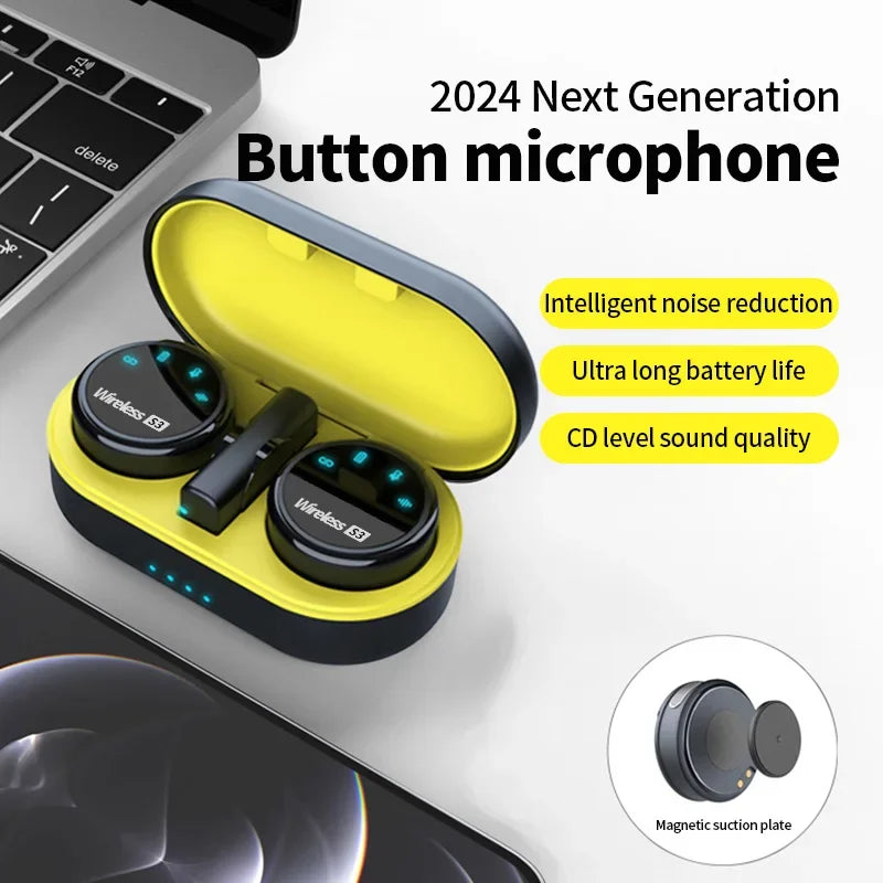 Portable Wireless Microphone with Charging Case