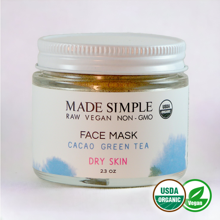 FACE MASK - Cacao Green Tea for Dry Skin