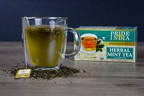 Organic Herbal Mint Tea Bags (Caffeine Free)