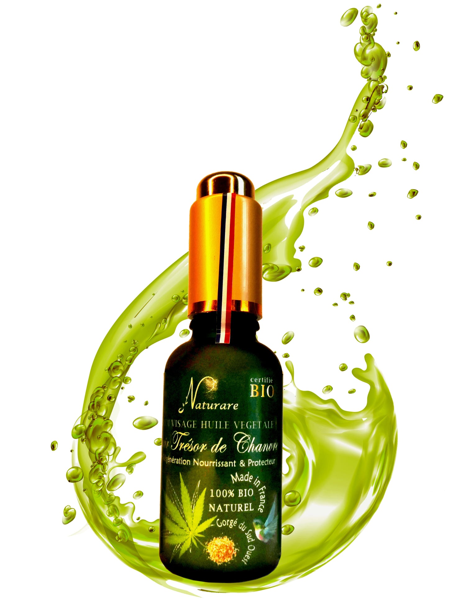 Organic Hemp Treasure Elixir Vegetable Oil Serum, Food