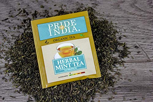 Organic Herbal Mint Tea Bags (Caffeine Free)