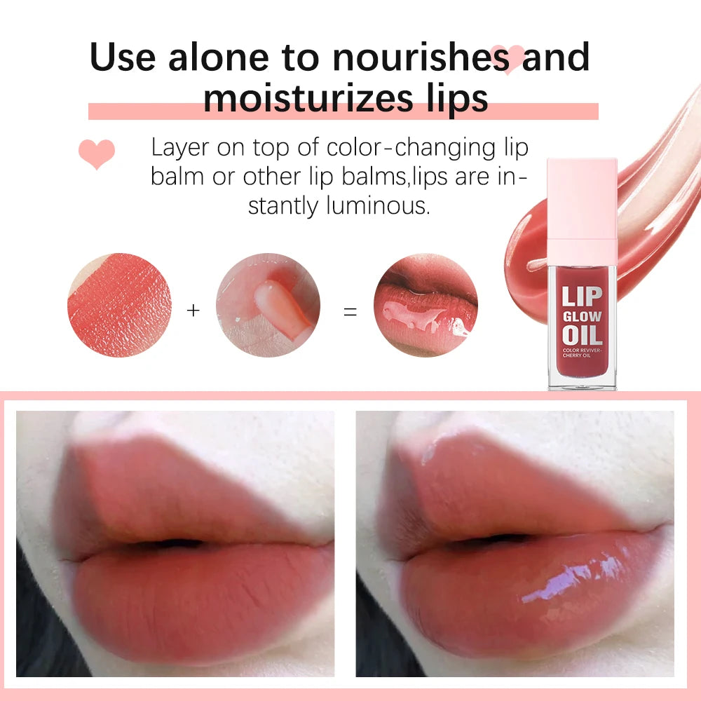 Moisturizing and Volumizing Lip Gloss Oil