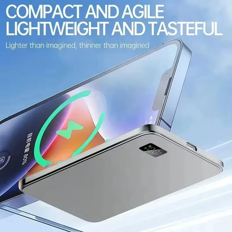 Magnetic Wireless Power Bank- Ultra Thin