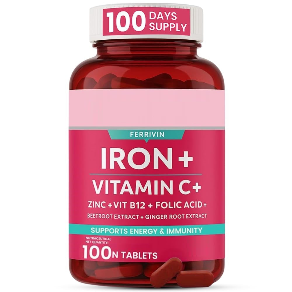 Iron+ Daily Energy Support (100 Tablets)